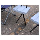 Lot of (2) Metal/Plastic Folding Chairs