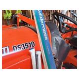 Lot of (One Set) Wilderness 80" Snow Skis and Poles