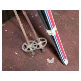 Lot of (One Set) Koho XC 204 77" Snow Skis and Poles