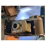 Vintage Polaroid Land Camera 80 Camera with Flash Unit