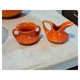 Lot of (2) Red Wing Tablewares - Pitcher, Sugar Bowl