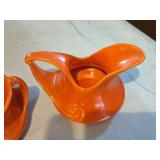 Lot of (2) Red Wing Tablewares - Pitcher, Sugar Bowl