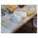 Lot of (3) Casserole Dishes with (2) Lids