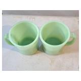 Lot of (2) Mugs (Green)