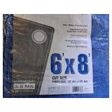 Lot of (2) Poly Tarps - 6