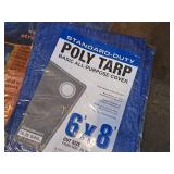 Lot of (2) Poly Tarps 6