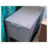 Rolling File Cabinet (Grey)