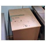 Rolling File Cabinet (Brown) with Key