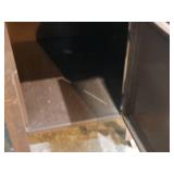 Rolling File Cabinet (Brown) with Key