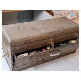 25" Tool Box with Tool Tray, Assorted Hardwares