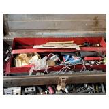 25" Tool Box with Tool Tray, Assorted Hardwares