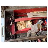 25" Tool Box with Tool Tray, Assorted Hardwares