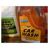 Shelf Lot - Green Envy House Wash, Car Wash, Glass Cleaner, Windshield Fluid