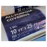 Lot of (3) Rolls of All-Purpose Poly Sheeting | 3mil | 10