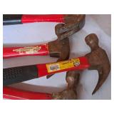 Lot of (4) Claw Hammers (assorted)