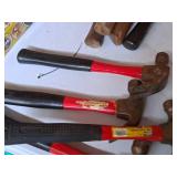 Lot of (4) Claw Hammers (assorted)