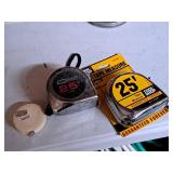 Lot of (3) Assorted Tape Measures - Tool Shop 25