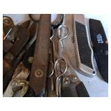 Lot of (15) Assorted Knives, Scissors, Cutters and Blades