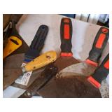 Lot of (12) Assorted Masonry/Drywall Tools and Scrapers