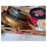 Lot of (4 Partial Spools) Weed Trimmer Cutting Line