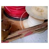 Lot of (4 Partial Spools) Weed Trimmer Cutting Line