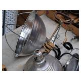 Lot of (3) Assorted Clamp-On Shop Work Lights