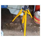 Dual Head Shop Work Light with Adjustable Tripod Stand