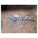 Lot of (7) Assorted Leash Anchors