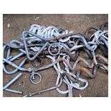 Lot of (7) Assorted Leash Anchors
