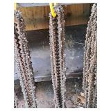 Lot of (7) Assorted Saw Chains