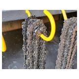 Lot of (10) Assorted Saw Chains