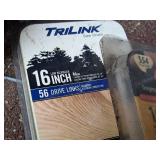 Lot of (2) 16" Replacement Saw Chains - TriLink Value Pack 2-pack, Oregon (New)