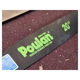 Lot of (1) Poulan Reduced Kickback Guide Bar Replacement Chainsaw Bar 20" Bar
