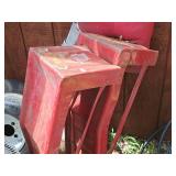 Lot of (2) Metal Car Ramps (Red)