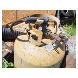 Propane Tank with Mounts and Torch Attached