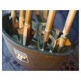 Lot of (7) Archery Arrows with Arrow Holder