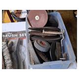 Lot of (1 Tote) Assorted Grinding Discs and Cut-Off Wheels