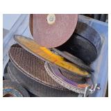 Lot of (1 Tote) Assorted Grinding Discs and Cut-Off Wheels