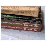 Lot of  Assorted Sandpaper Sheets - 80, 120, 220, 240 Grits