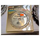 Lot of (15+) Circular Saw Blades - 7-1/4" and 4-1/2"