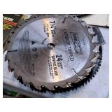 Lot of (15+) Circular Saw Blades - 7-1/4" and 4-1/2"