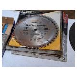 10" Circular Saw Blades - New (x5) and Used (x1)