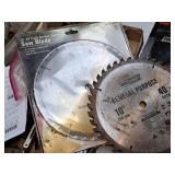 10" Circular Saw Blades - New (x5) and Used (x1)
