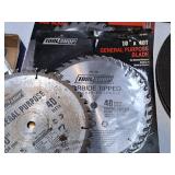 10" Circular Saw Blades - New (x5) and Used (x1)