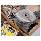 Lot of (1 Box) Assorted Wire, Cables, Extra Anchors, Cinches