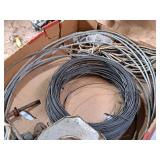 Lot of (1 Box) Assorted Wire, Cables, Extra Anchors, Cinches