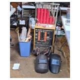 AC/DC Arc Welder with Welding Sticks, Welder