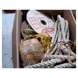 Lot of (1 Box) Assorted Rope