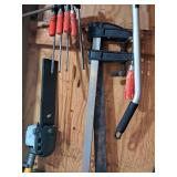 Lot of (6) Bar Clamps - 9" (x4), 22" (x1) and 26" (x1)