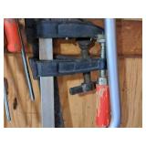 Lot of (6) Bar Clamps - 9" (x4), 22" (x1) and 26" (x1)